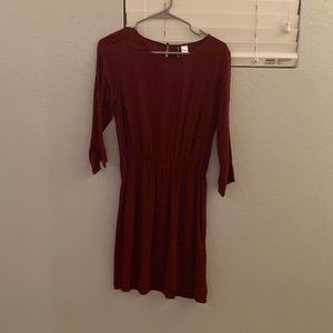 Maroon H&M Dress